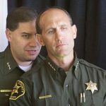 Forner Orange County Sheriff (front) was convicted of obstructing a federal Grand Jury investigation, and his Assistant Sheriff George Jaramillo was convicted of theft of honest services and tax evasion.