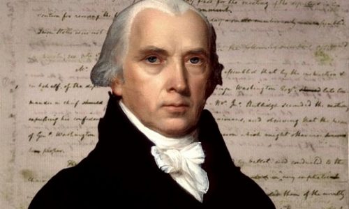 James Madison, 4th President of the United States and father of the Constitution