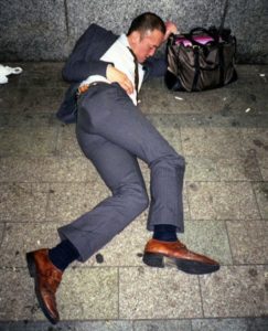 Photo of Publicly intoxicated man