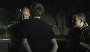 David Andrews being arrested by OC Sheriffs