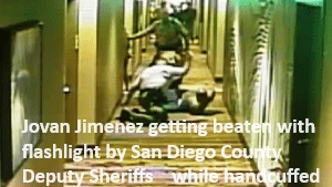 Jovan Jimenez getting beaten by San Diego County Sheriff's Department Deputies
