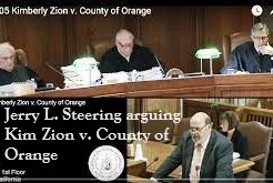 Jerry L. Steering arguing Zion v. County of Orange