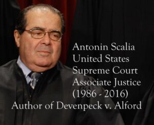 Justice Antonin Scalia author of Devenpeck v. Alford