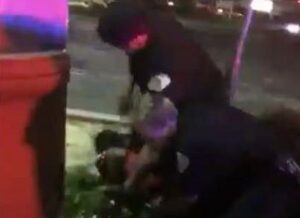 Erwin Duero Young getting punched in the head by Oceanside Police Officers