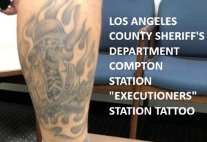 LASD EXECUTIONERS TATTOO - captioned 2