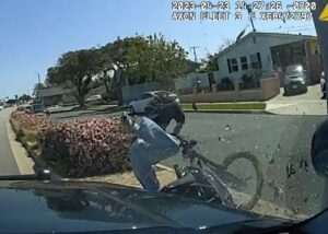 15 year old boy knocked off of his ebike by Manhattan Beach PD Sgt. 2