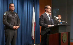 Palm Springs PD Chief and Mike Hestrin