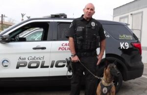San Gabriel Police Department canine officer 2