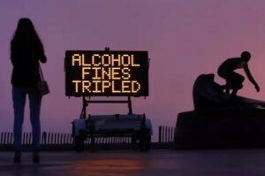 Newport Beach sign re alcohol signs tripled 2