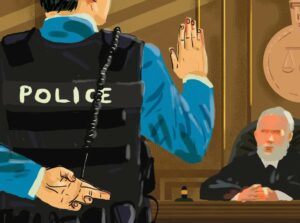 police officer committing perjury 2