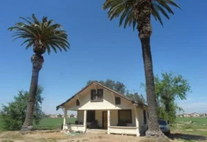 French Valley old house with Palm trees