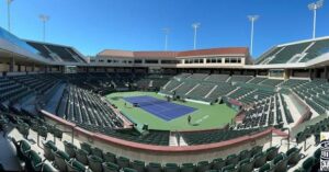 Indian Well Tennis Stadium banner